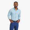 Leeward Dress Shirt - Blue Tonal Check, featured product shot