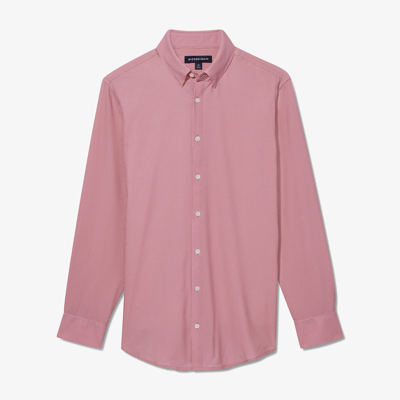 Monaco Dress Shirt - Nostalgia Rose Geo Print, fabric swatch closeup