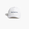 Good day for it. Hat - White Solid, featured product shot