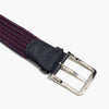 Belt - Navy Red / Navy, fabric swatch closeup