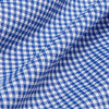 Spinnaker Dress Shirt - Blue Gingham, fabric swatch closeup