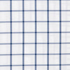 Leeward Dress Shirt - Navy & White Windowpane, fabric swatch closeup