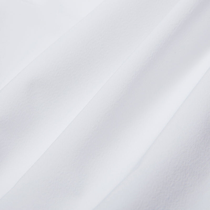 Leeward Tux Dress Shirt - Solid White Tux Shirt, fabric swatch closeup