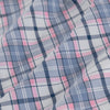 Leeward Short Sleeve - Blue Multi Plaid, fabric swatch closeup