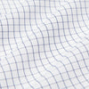 Leeward Dress Shirt - White Navy Mini Grid, lifestyle/model photo