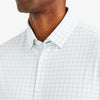 Leeward Dress Shirt - Light Blue Gray Check, lifestyle/model photo