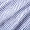 Leeward Dress Shirt - Navy Blue Tattersall, fabric swatch closeup