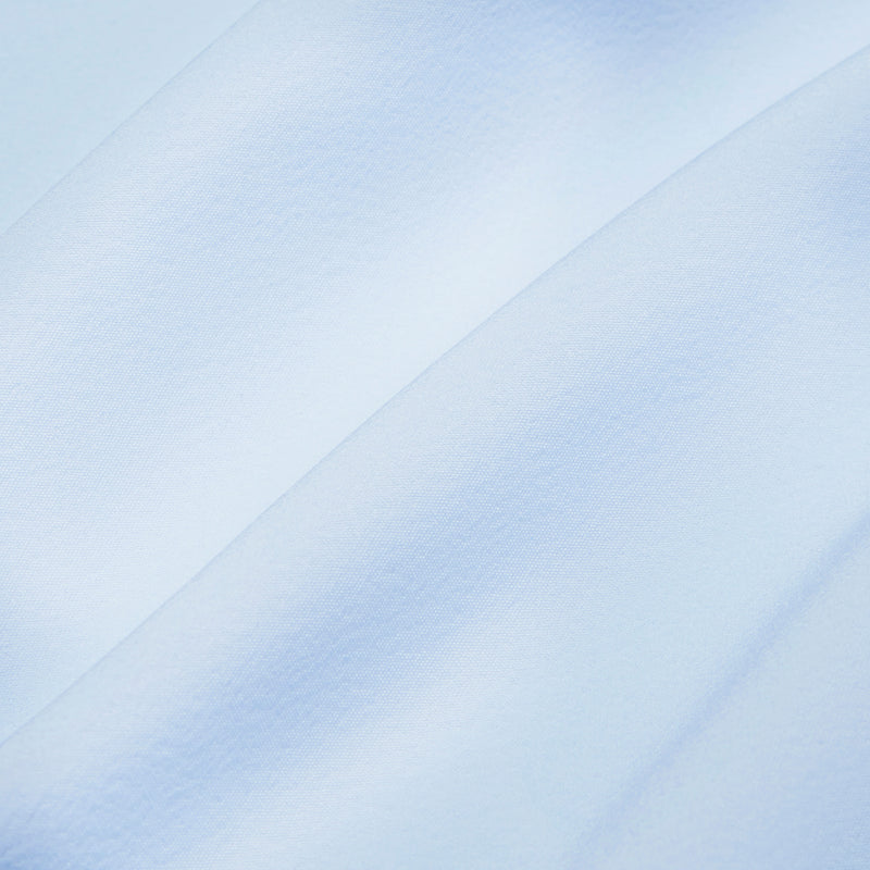 Leeward Formal Dress Shirt - Light Blue Solid, fabric swatch closeup