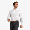 Leeward Formal Dress Shirt - White Solid, featured product shot