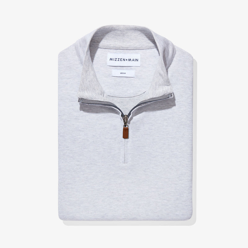 Fairway Pullover - Light Gray White Heather, featured product shot