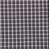 Leeward Dress Shirt - Navy, Green & Burgundy Multicheck, fabric swatch closeup