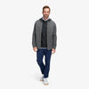 Fairway Quilted Shirt Jacket - Charcoal Heather, lifestyle/model photo